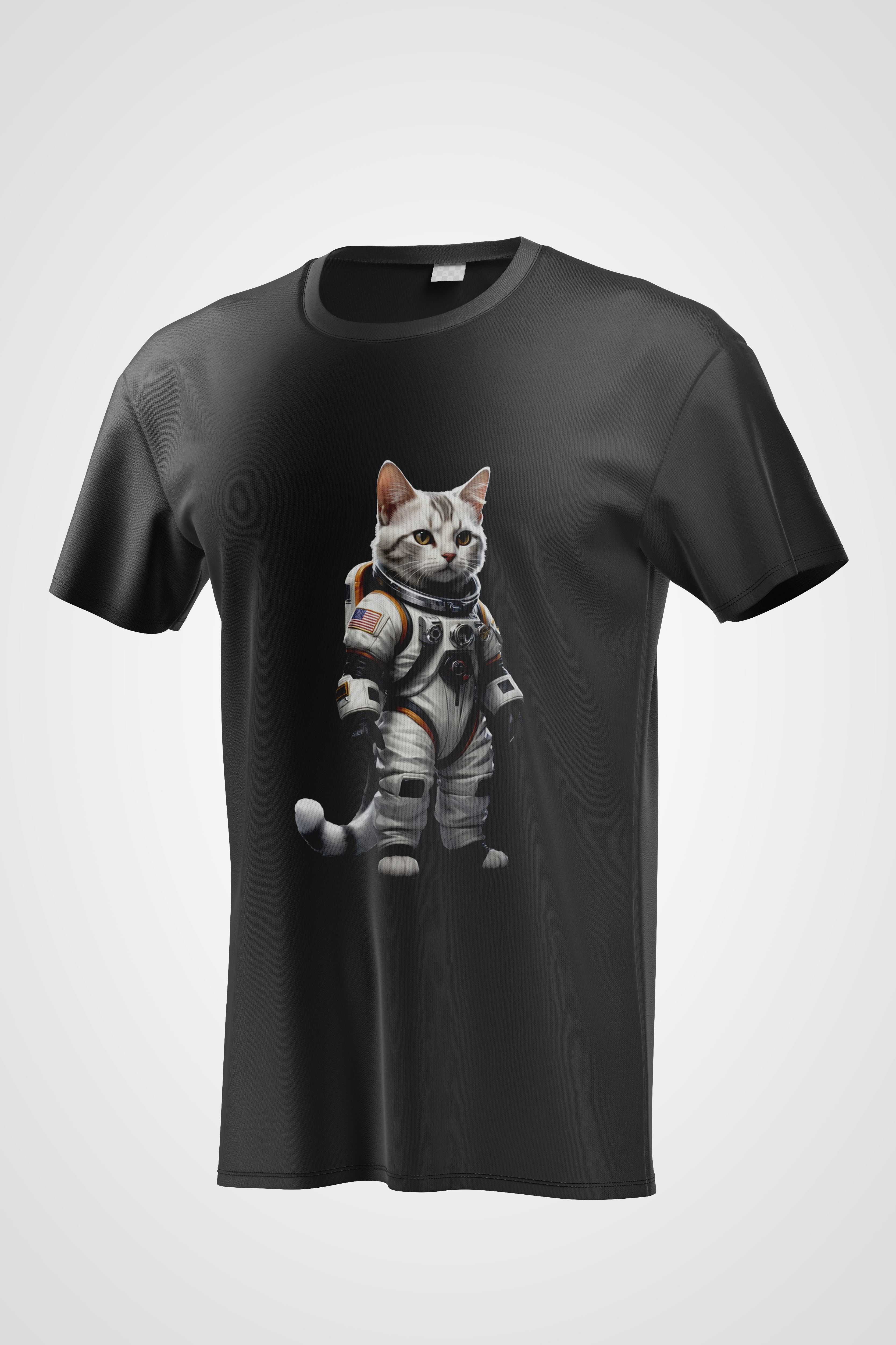 AstroCat Baskılı T-shirt