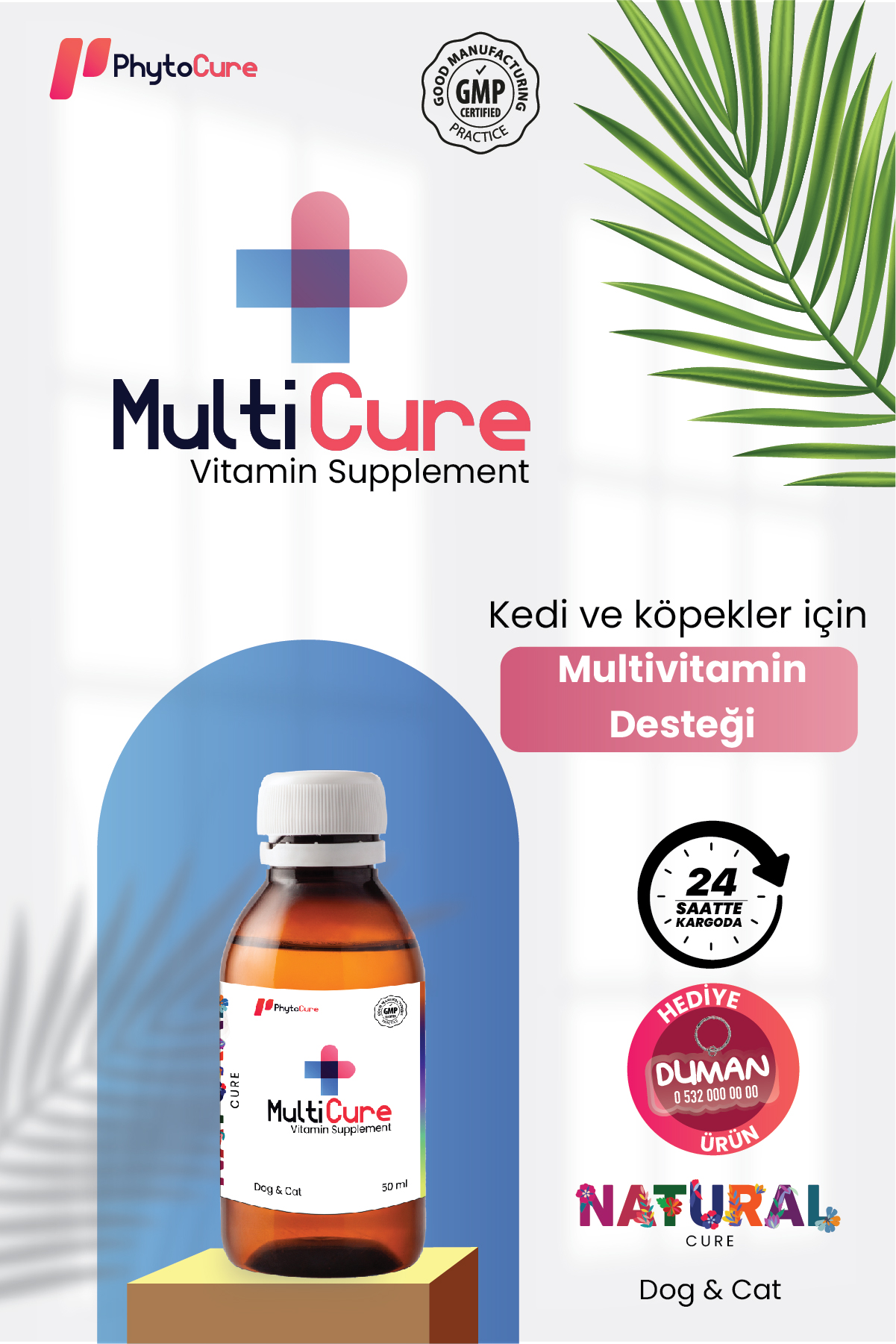 MultiCure - Kedi ve Köpekler için Multivitamin Desteği
