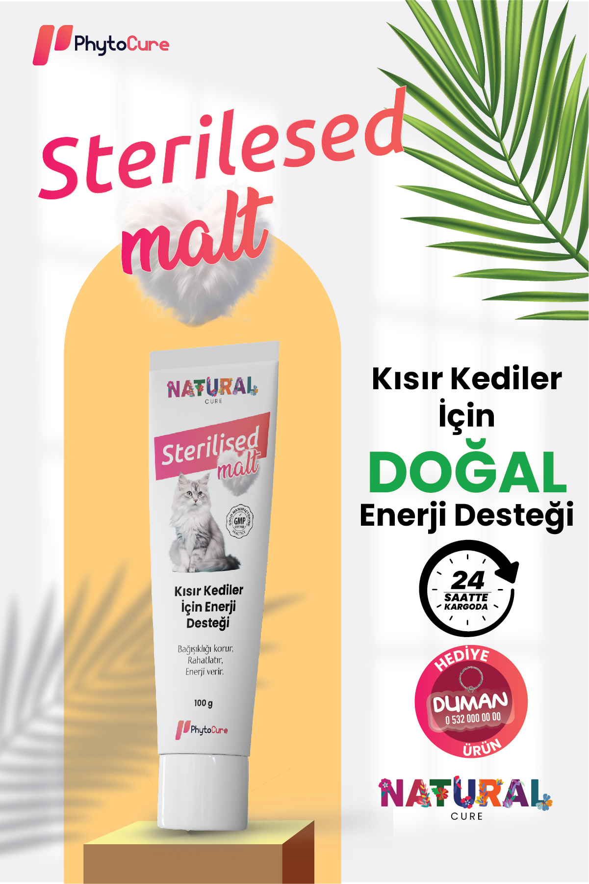 PhytoCure Sterilised - Kısır Kedi Maltı